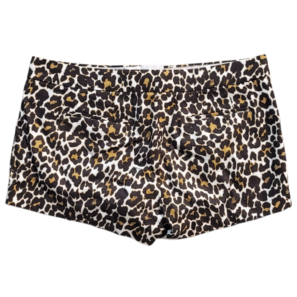 NWT J. Crew Leopard Print Shorts Women's Size 14 - Picture 5 of 7